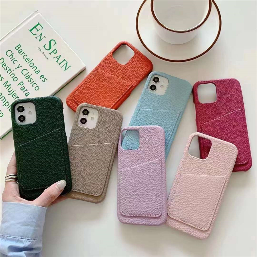 

fashion Phone cases for iPhone 13 pro max 12 12Pro 12proMax 11 11Pro 11proMax 7 8 plus X XS XR XSMAX PU leather wallet case designer shell cardholder, Pink