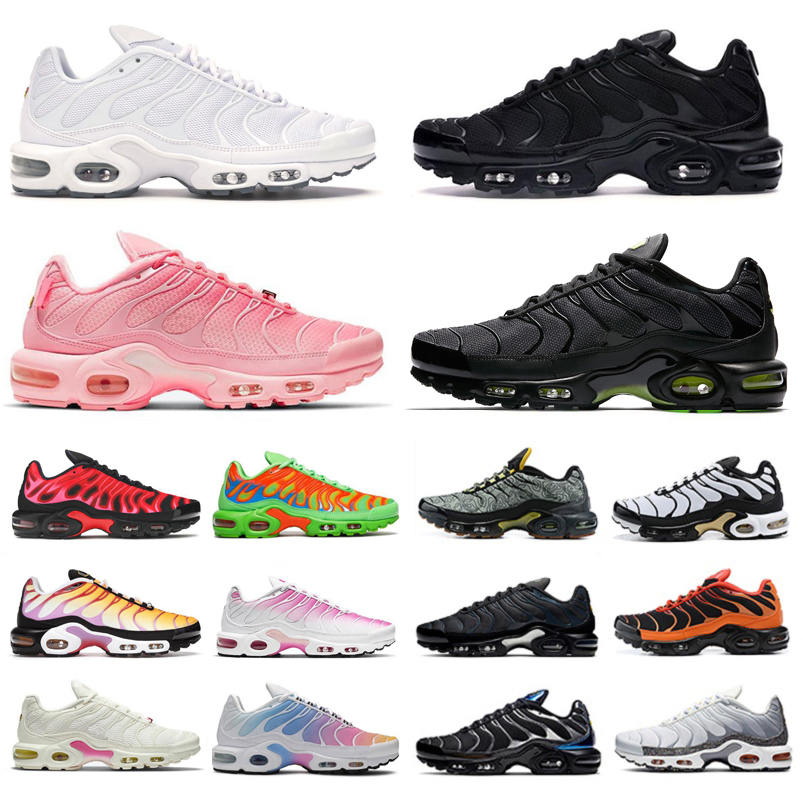 

Plus Tn mens running shoes triple Black white Atlanta Toggle Lacing Spider Web Crater DMP Tour Fresh Perspective Lava Volt Gradient men trainers sports sneakers 36-46, Color#40