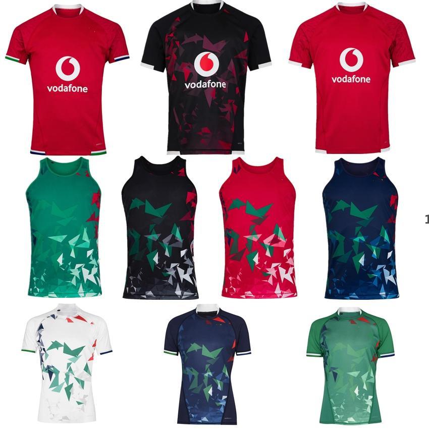 

2021 British & Irish Lions rugby jersey 21 22 HOME SINGLET training test Warm Up shirt size S-3XL, Home jersey