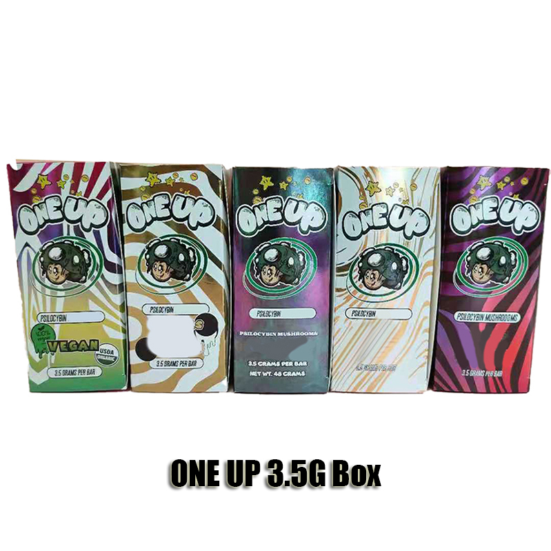 

ONE UP 3.5G Box Bag Dustproof Empty Package Edibles Gummies Packaging Smell Proof Pouch Bags For Dry Herb Tobacco Flower