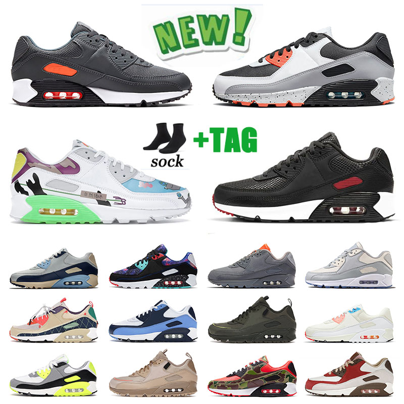 

90s Running Shoes Future Flyleather Men Women Trainers Off Day of the Dead Supernova High quality Sports Sneakers Cargo Khaki Red Camo Bacon White Size 36-46, D21 trail team gold 40-45