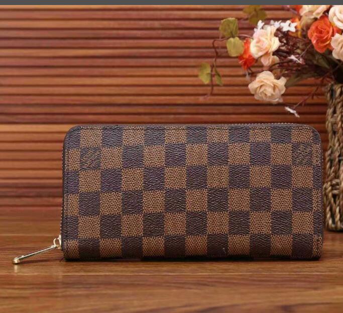 

F7 LVLouisVutton Designer Bags GGYSLVitton Purse Handbags Wallets Shopping Bag Classic Single Zipper Wallet Chess Inspiration PU Leather Chess 7F