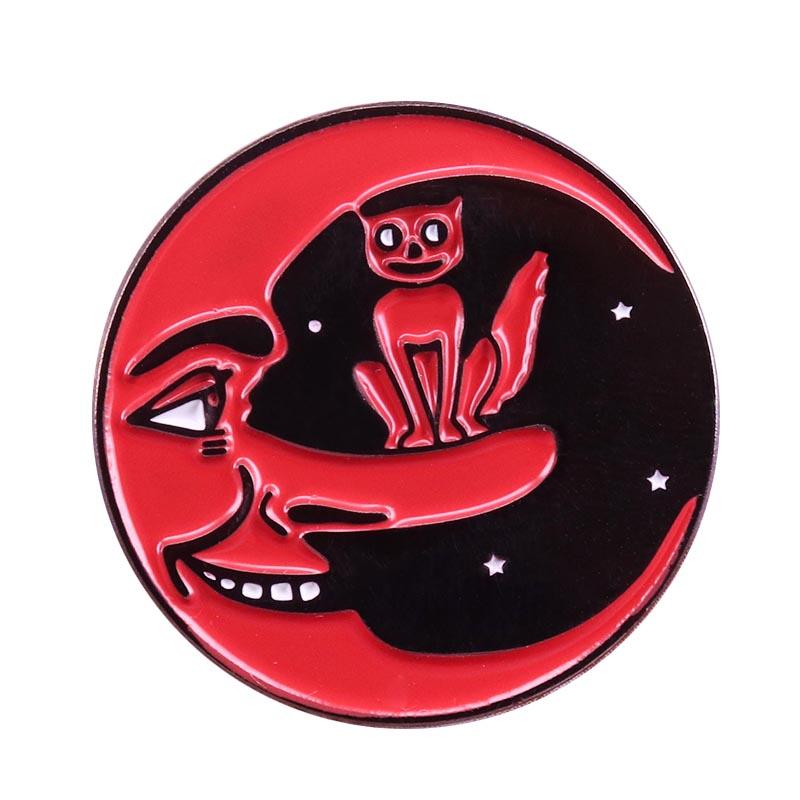 Pins, Brooches Round Button Enamel Pin Movie Themed Brooch Inspirational Quote Badge Cute Outfits Or Backpacks Decor Shirts Suit Scarf-image-707212153