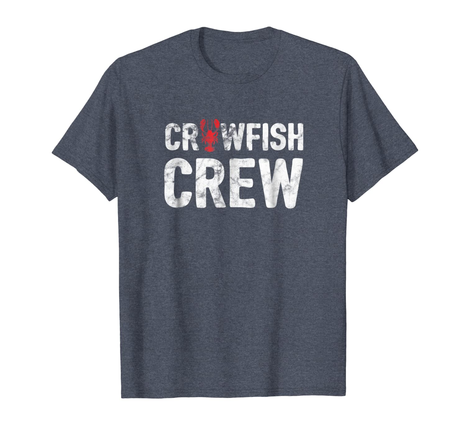 

crawfish crew funny cajun crawfish boil shirt - white, White;black