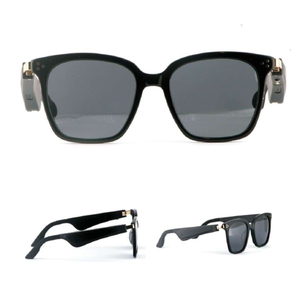 

Highend accessories YYLAS New Arrival Audio glass TWS Blue tooth Smart Wirels Stereo Music Sports Headset Headphone Sunglass, Black