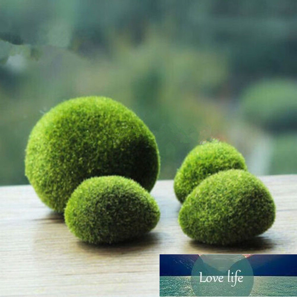 

NEW Synthetic Resin Green Moss Ball 3size Marimo Aquarium Plant Cladophora Underwater Fish Tank Ornament