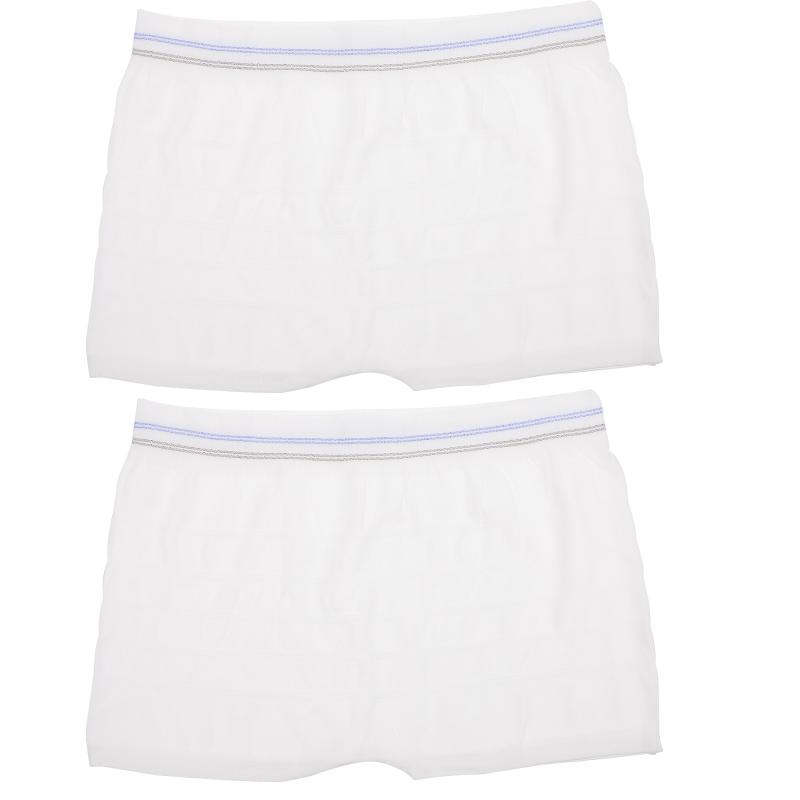 

Underpants 2pcs Comfortable Underwears Female Disposable Panties, Black;white