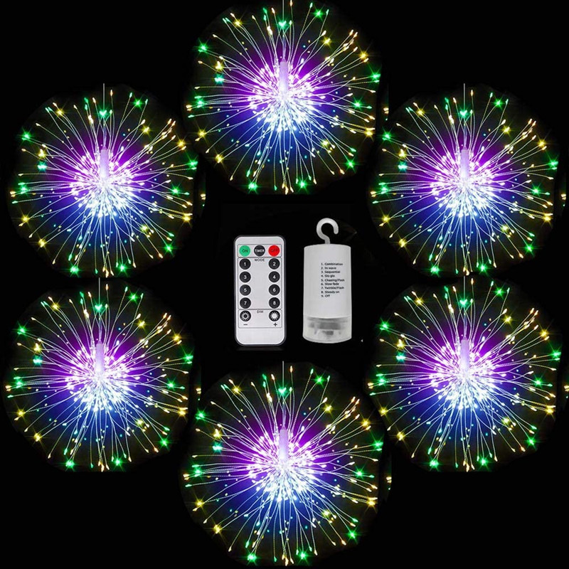 

Firework Lights,Led String Light 8 Mode Waterproof with Remote Control 120 150 LEDs Fairy Lamp for Holiday Garden Christmas Wedding