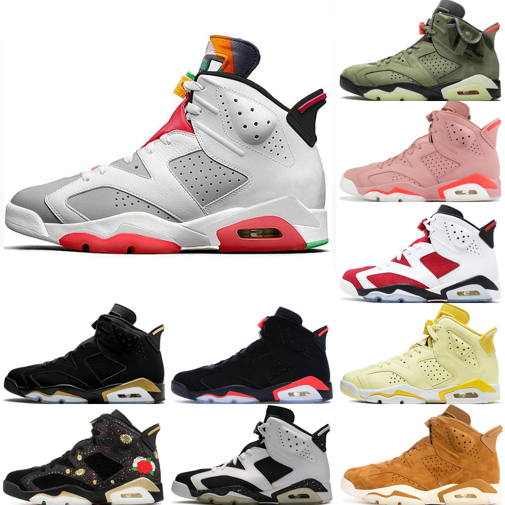 

2021 Jump Mans Womens Travis Basketball 6s Shoes Camo Scotts 6 Millennial Pink Red Green Infrared Trainers Sneakers Boots Sail Black Cat Oreo University Boys Patina, Choose other shoes