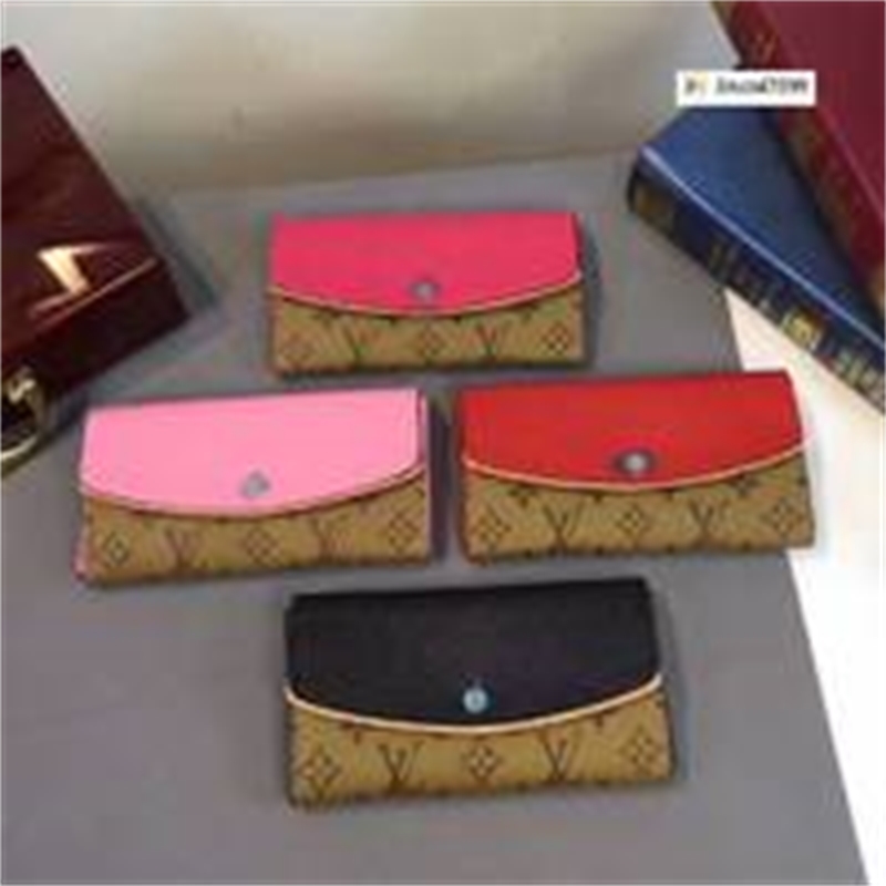 Leather Evening Brand Chain Purse Designer Women Real Luxury Long Wallet Txrs Wallets Compact Yellow Clutches Flower Key Card 61261 Holders-image-739676335
