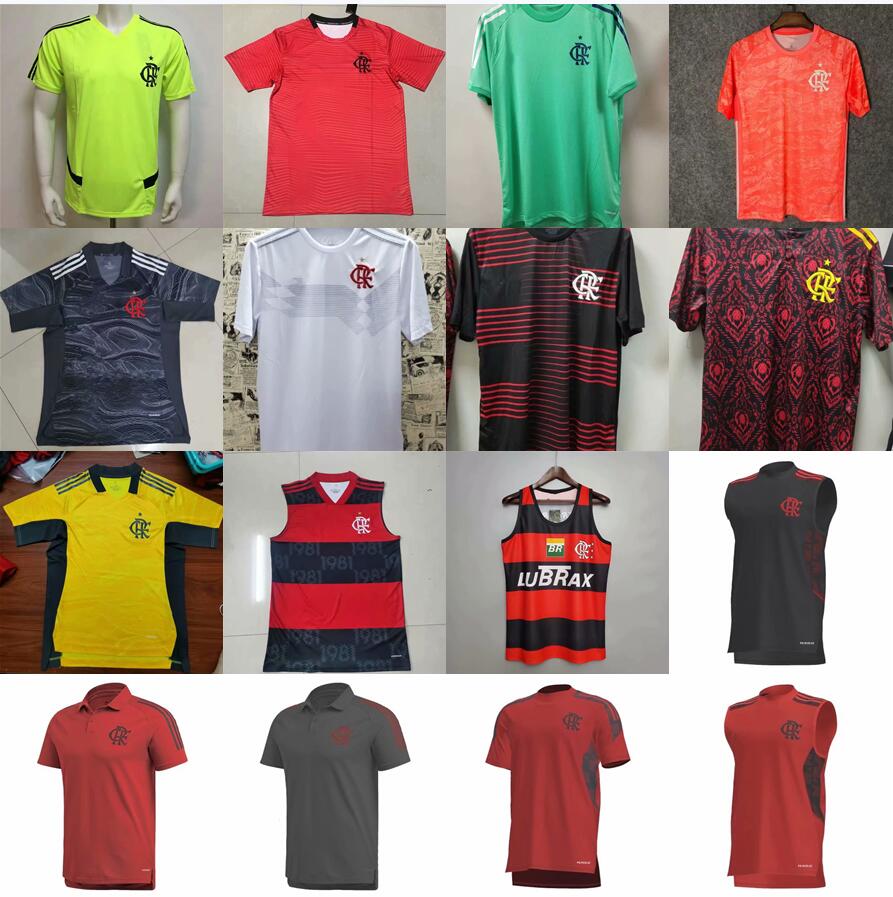 

2021 2022 Flamengo home soccer jerseys vest red camisetas de fútbol 21 22 Flamenco polo Gabriel B. DIEGO Pedro Gerson football shirt, Green