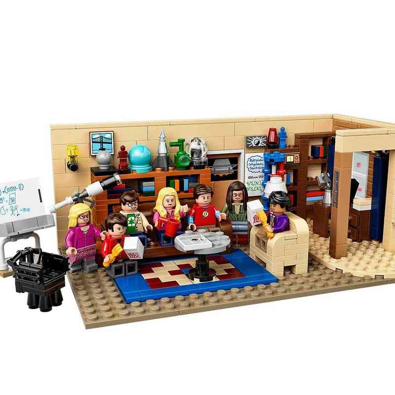 

16024 In Stock The Big Bang Theory 534pcs and Central Perk 1228pcs Ideas Model Building Blocks Bricks Toys 21302 21319 Y1127