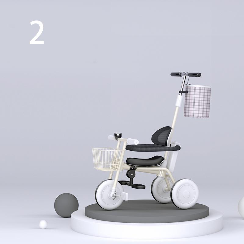 

Gift Sets Children's Tricycle Baby Retro Bicycle Kids Simple Stroller Pedal Trike For 1-3-5 Years Old Children