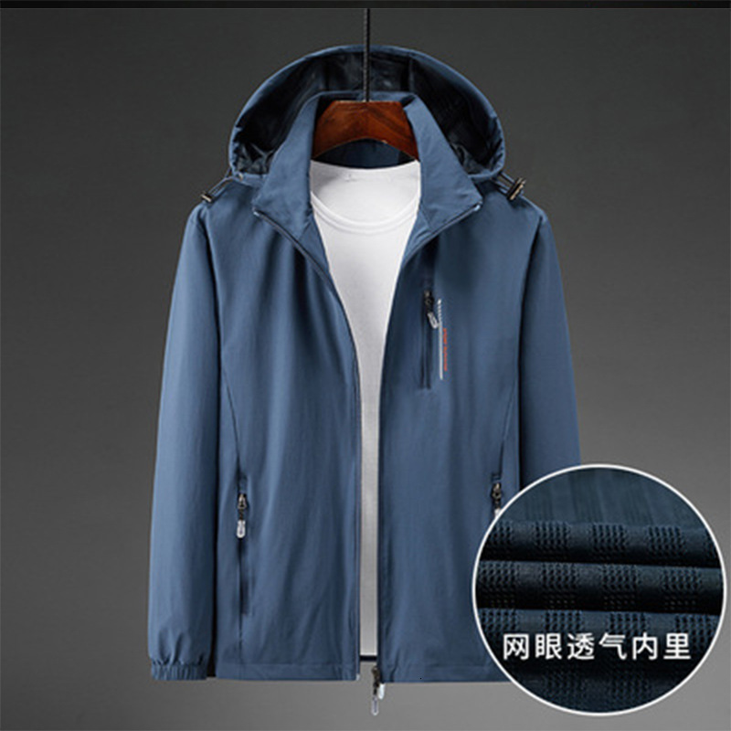 

Sports outdoor lovers autumn men's single coat fashion leisure four side elastic women's men and women can be printed, Men's black