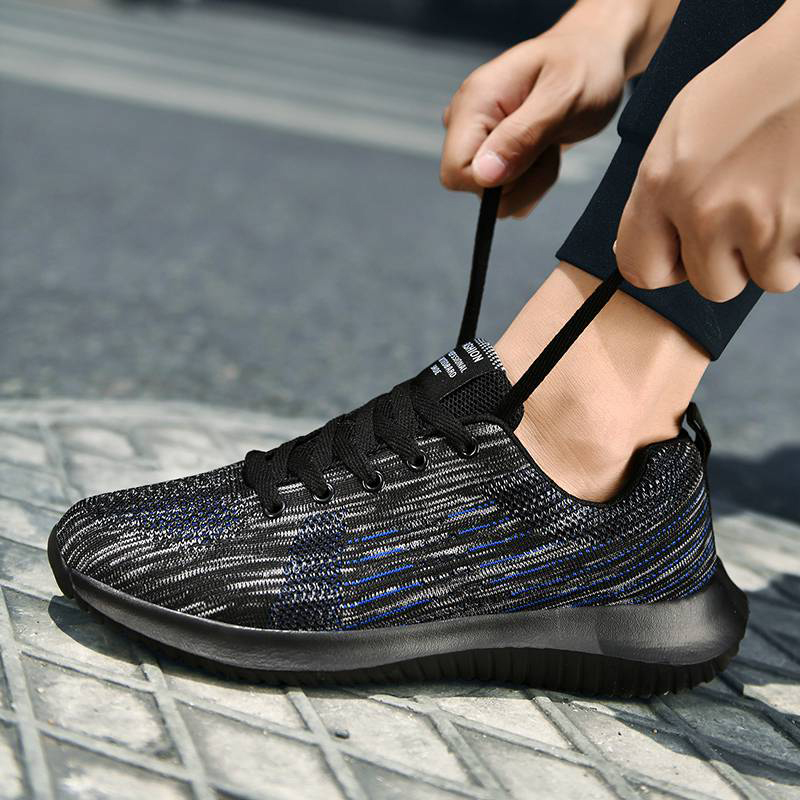 

Men Women Running shoes Lace-Up Trainers Breathable Sports Sneakers Jogging Walking