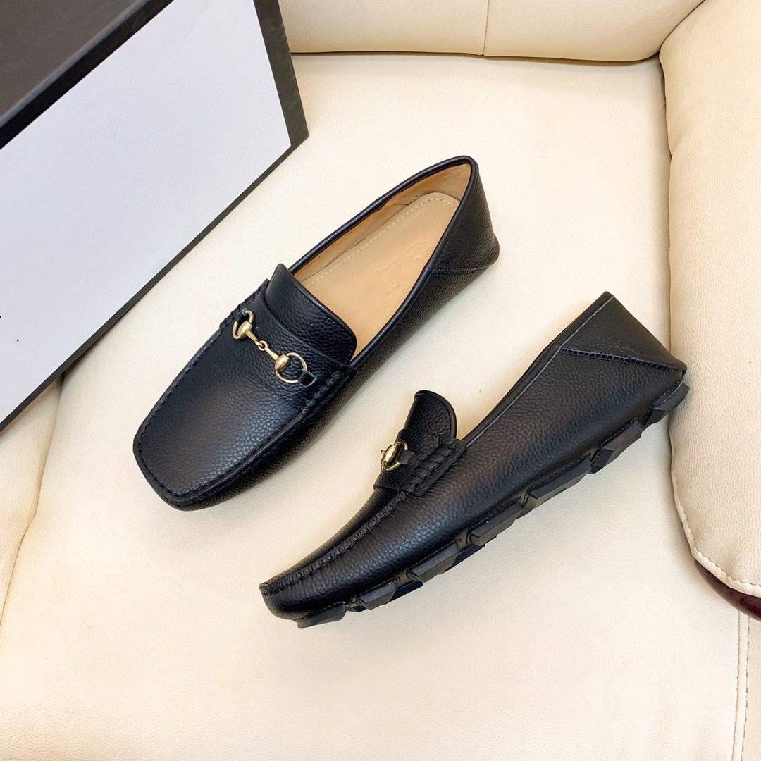 

MM Genuine Leather Men Loafers shoes Casual Flats Moccasins Breathable Slip on Black Driving Shoe Light Walking Women Plus Size 37-46 11, #02