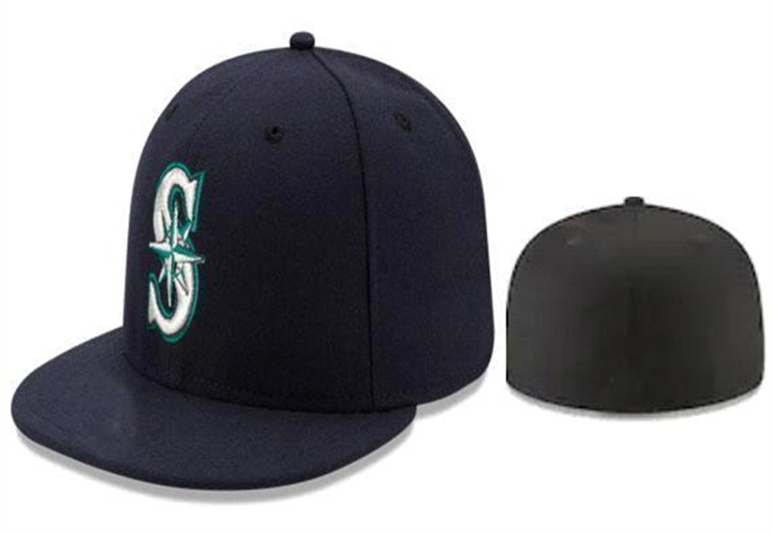 

Ready Stock Mariners S letter Baseball caps Embroidery For Women men gorras bones Hip Pop Fashion Fitted Hats, Blue;gray