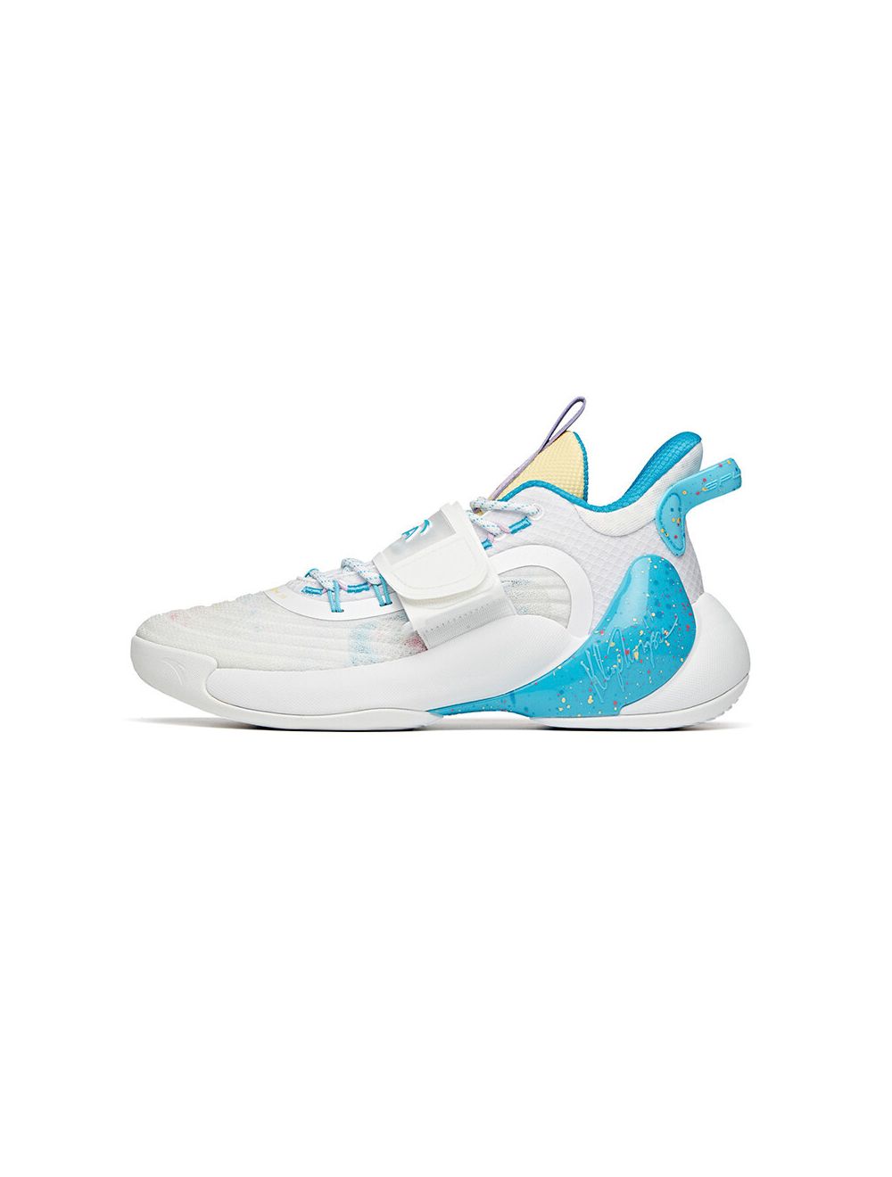 

Anta klay Thompson KT Men's Basketball Shoes Splash 3.0 2021 Sneakers - Iced Blueberry Tea 112121604S, As pic