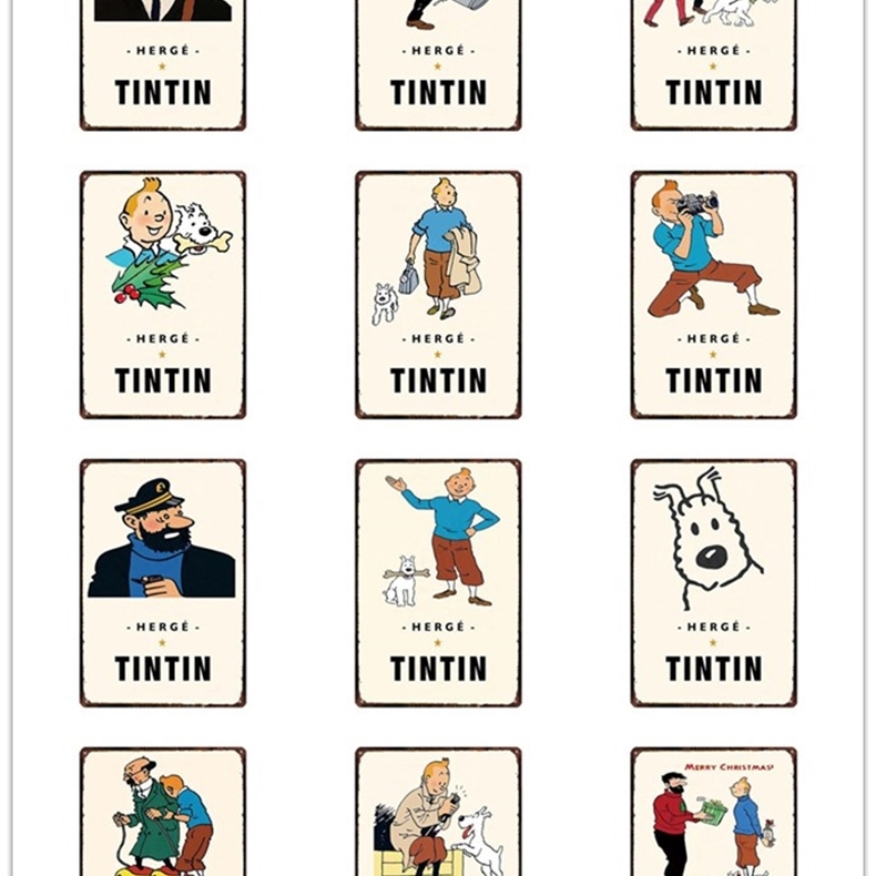 

Happy TinTin Vintage Metal Tintin Signs vodka Retro Plaque Wall Bar Home Rtrestaurant Decor Cuadros 30X20CM A-5517a