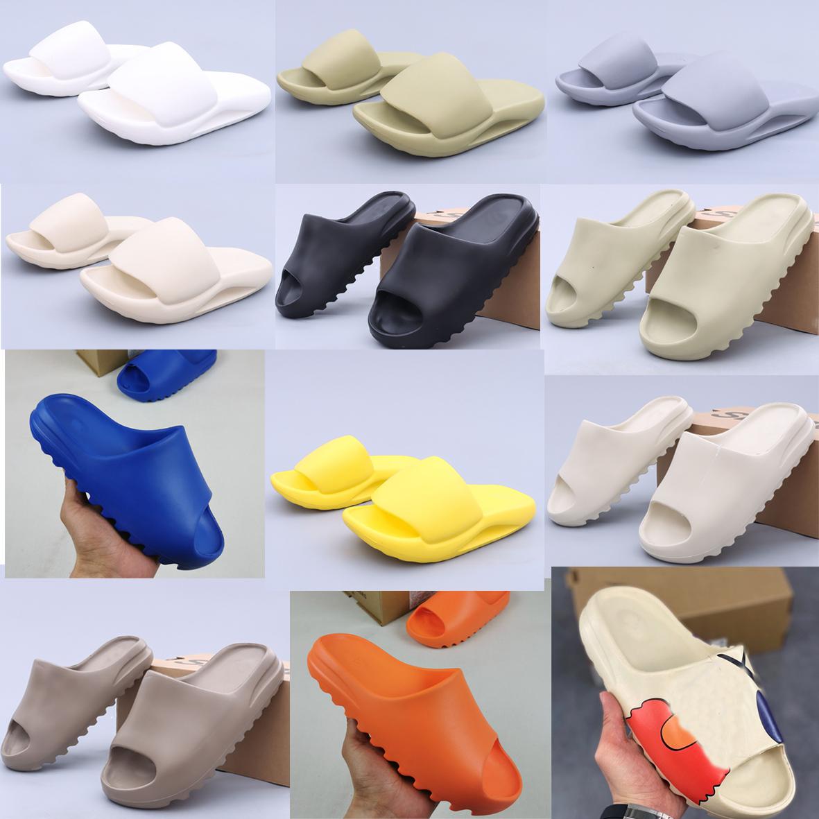 

US5-US12 Kaws Slipper Men Women Slide Bone Earth Brown Desert Sand Slide Resin designer shoes Sandals Foam Runner SESAME STREET slide sandal