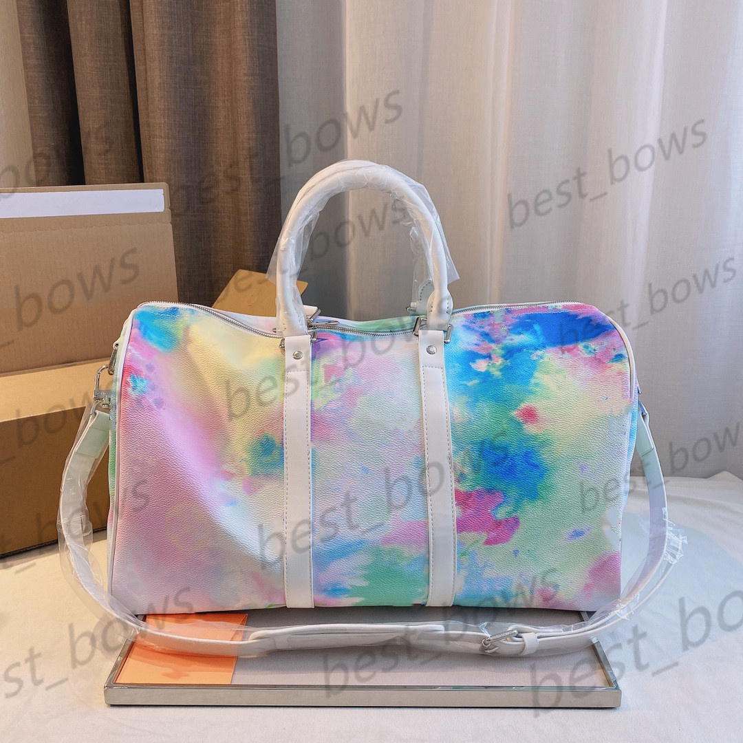 

Luxurys designer top Quality Ladies 2021 Printed Travel bag Splashed ink painting handbag Women fashion mother handbags shoulder bags artwork brand large capacity, No bags