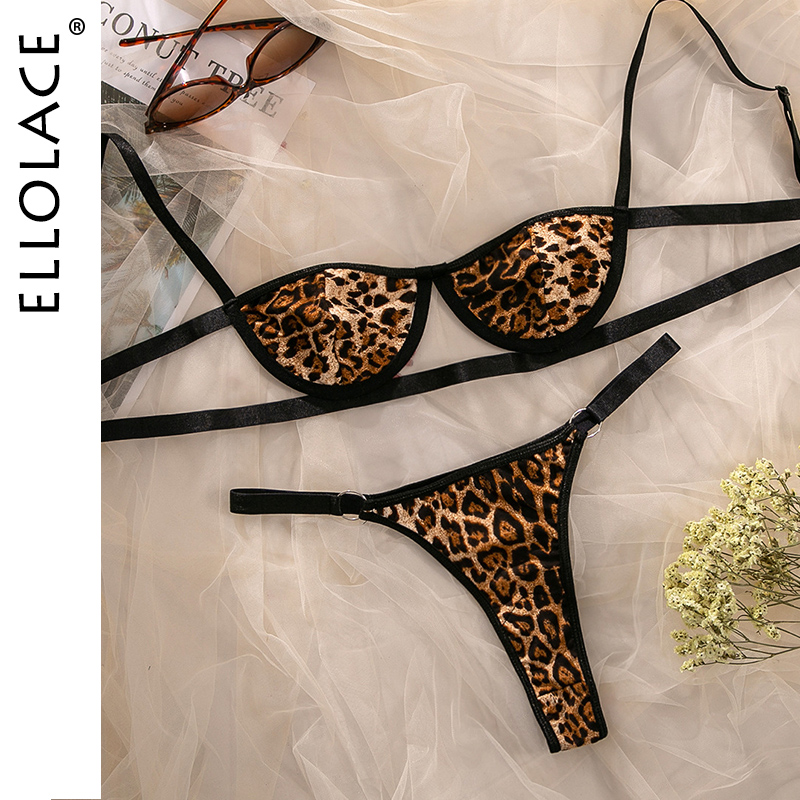 

Leopard Lingerie Bra Set Women Sexy Bra and party set Underwire Lingerie Set Sexy Animal Print Bra String Wholesale, Red