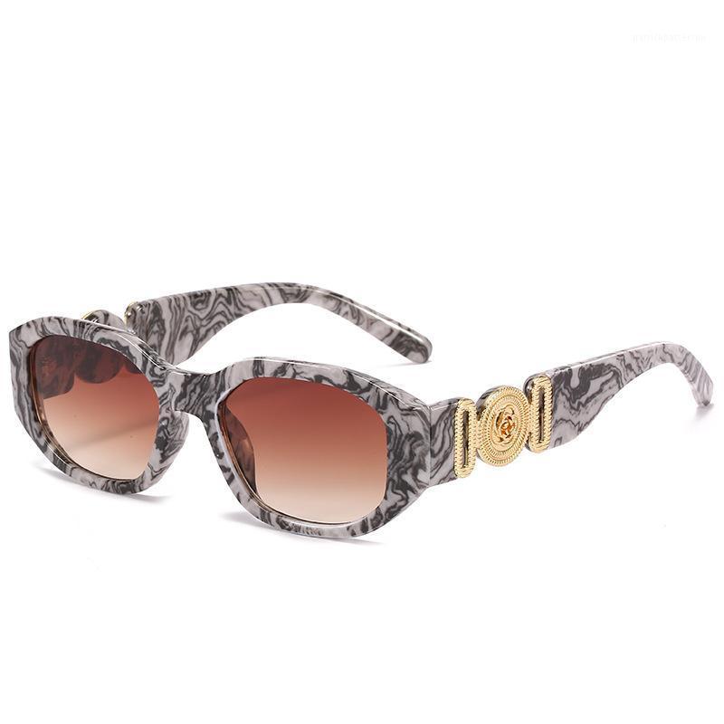 

The Small Square Sunglasses European And American Trend,the Same Style Of Polygonal Glasses Personalized Pattern