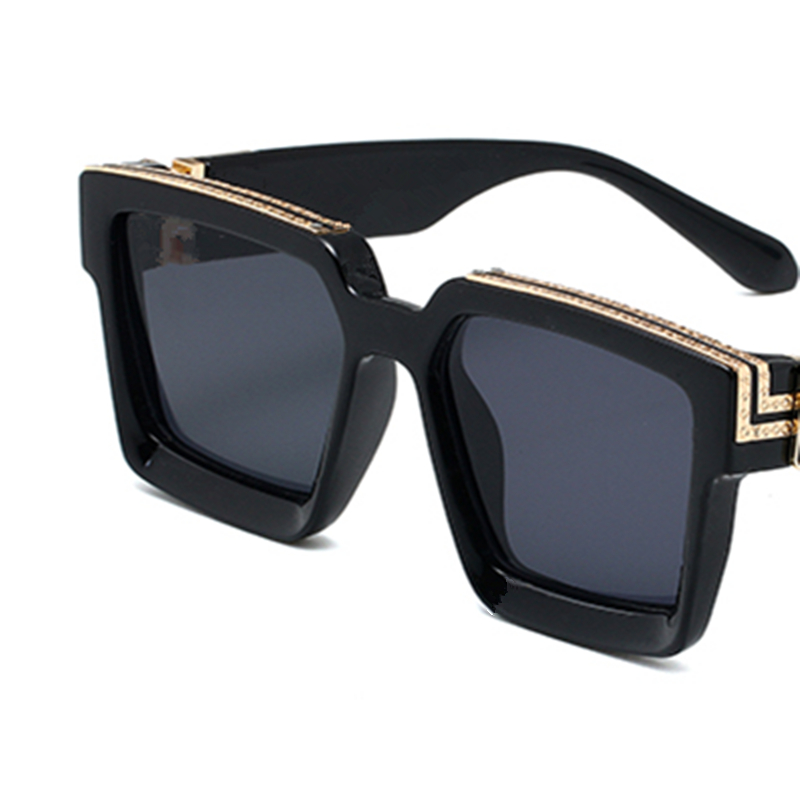 

Sunglasses For Men Full Frame Vintage Sun Glasses Shiny Gold High Quality Classic Uv Protection Eyewear Sunglasse