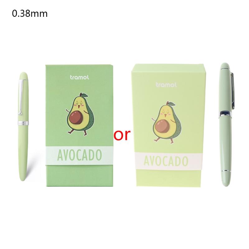 

0.38/0.5mm Business Fountain Pen Signature Calligraphy + Ink Absorber Gift Box W8EC Pens