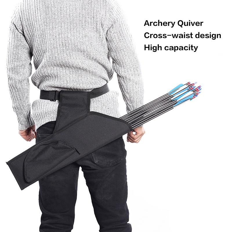 

Stuff Sacks Oxford Cloth Waist Cross Quiver Black Camouflage Color Outdoor Archery Composite Recurve Bow And Arrow General Purpose X400A