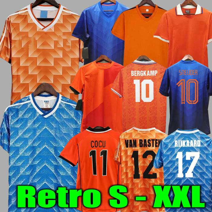 

1978 Retro ROBBEN Soccer Jersey 2012 Van Basten 1988 2000 2002 1998 1994 Holland 2010 football shirts BERGKAMP 1996 Gullit Sneijder DAVIDS Rijkaard, Black;yellow