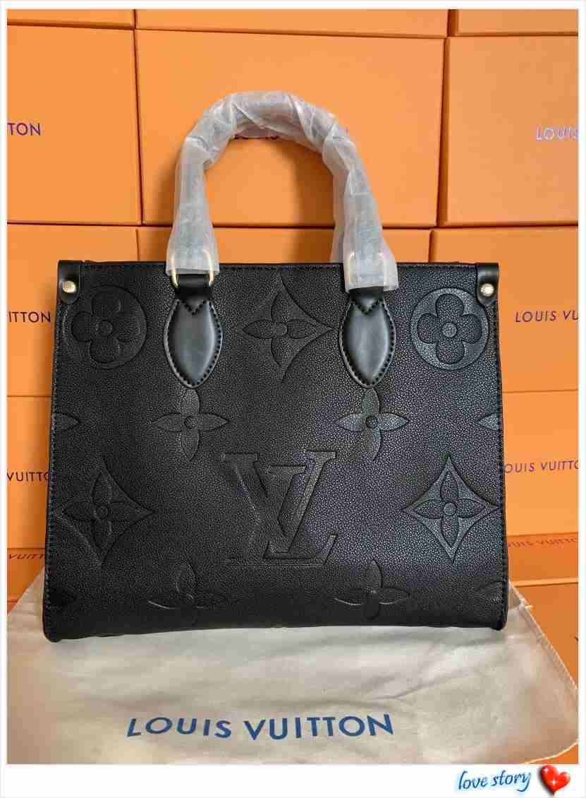 

LV LOUIS Handbags VITTON ONTHEGO Shoulder Bags Women Leather Luxury Designer Handbag Female Fashion Messenger Purse Lady Tote VUTTO