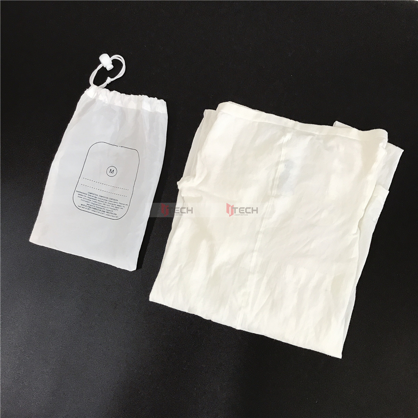 

body massage slimming suit massage bodysuit for vaccum therapy, White