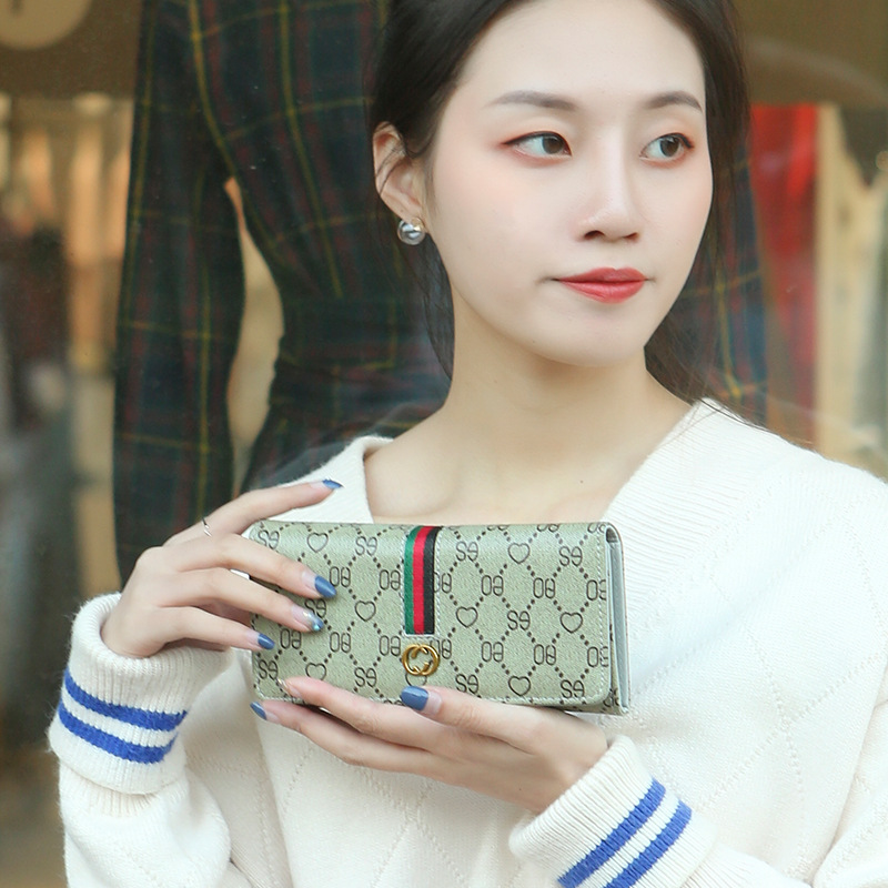 

luxury style womens handbag simple tassel long style girl student wallet personality clutch bag largecapacity phone bag coin purse lg0112, Freight difference