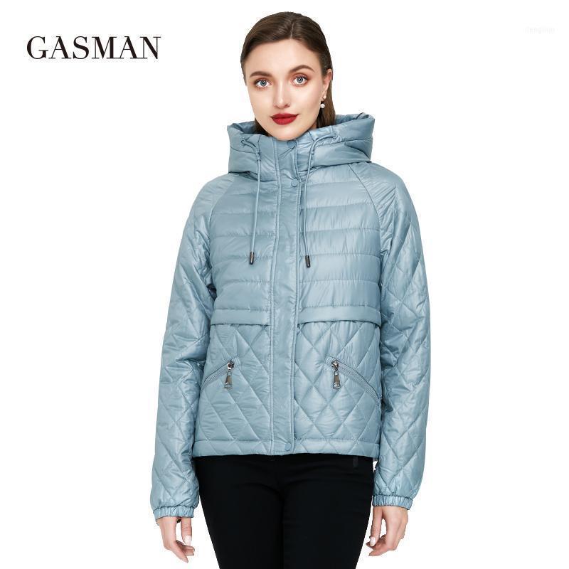 

2021 Spring Cotton Solid Short Puffer Jacket For Women Zipper Down Parka Autumn Clothes Hooded Coat1, 471 blue