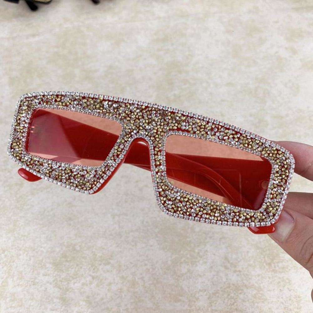 

sunglasses Oversized Luxury Crystal Square Sunglasses Rhinestone Brand Designer Sun glasses for Shades Women Fashion UV400, Black