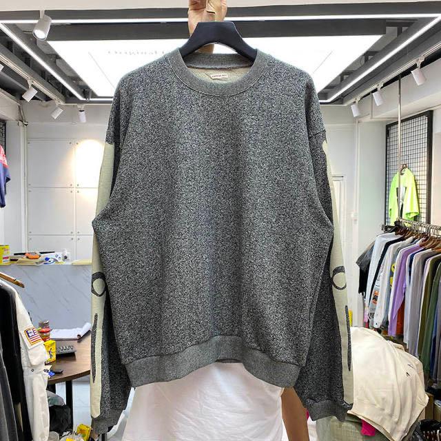 

Men's Hoodies & Sweatshirts Kapital Oversize Skeleton Bone Printed Sweatshirt O-Neck Men Women 1:1 High Quality Cotton Casual Hoodie Pullove