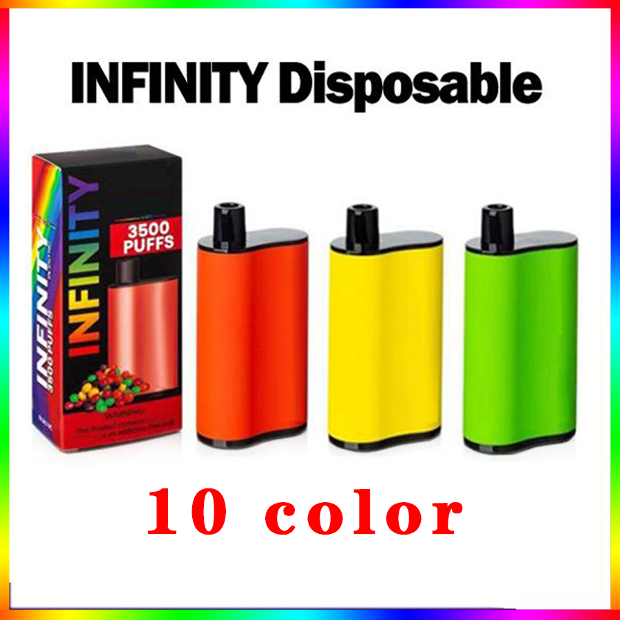

Original INFINITY Disposable e cigarettes capacity 12ml with battery 1500mah 3500 puffs vs extra ultra