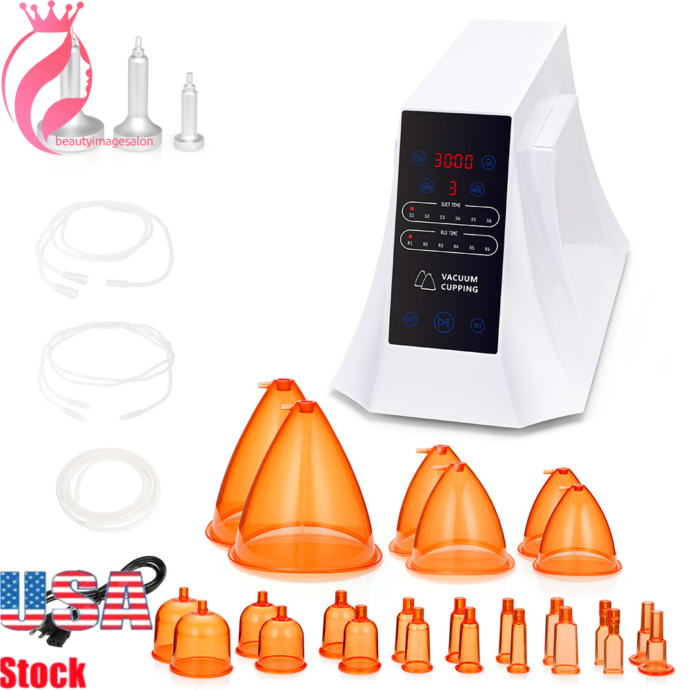 

Breast Enhancement Vacuum Therapy Massage Photon Vibration Facial Care Wrinkle Reduce Microcurrent Fat Loss Body Slimming Machine Spa