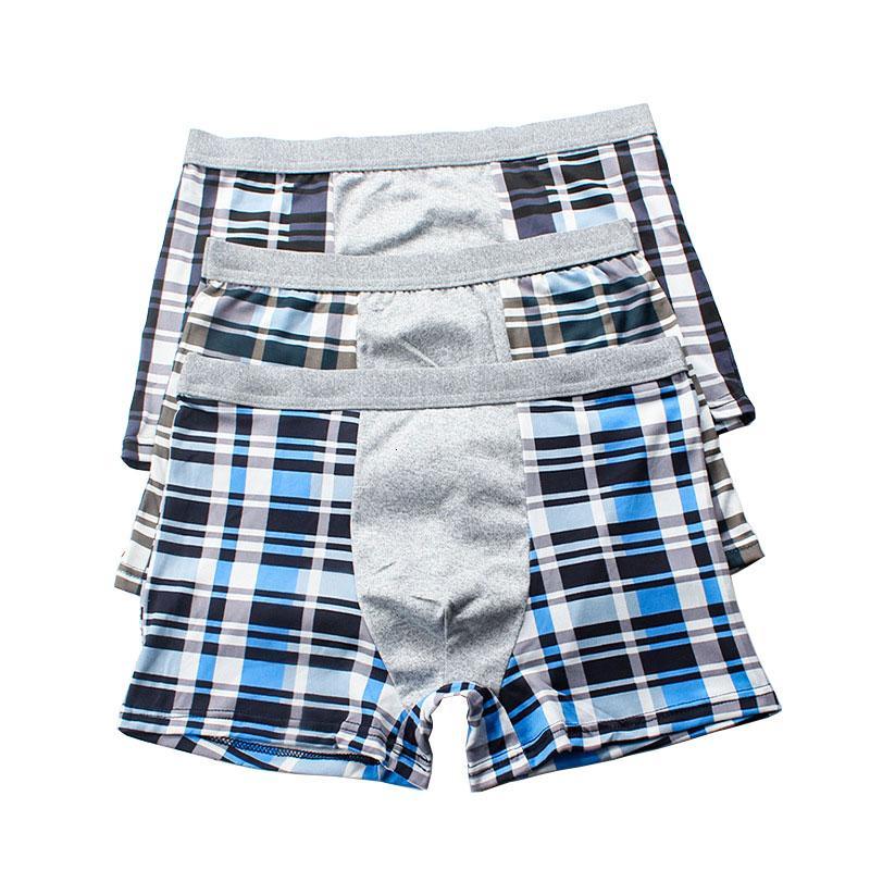 Underpants High Quality Brand Men&#039;s Boxer Shorts Cotton Classic Plaid Mid Rise Male Breathable Comfortable Mens Underwear Cuecas E-image-688861930