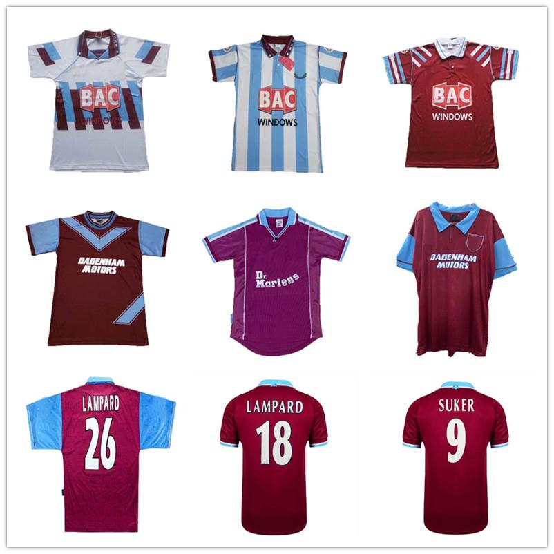 

(With VAT) 91 92 95 97 Retro Cole DI CANIO Lampard Dicks 1999 00 jersey camiseta Retro 99 00 Retro soccer jersey, White