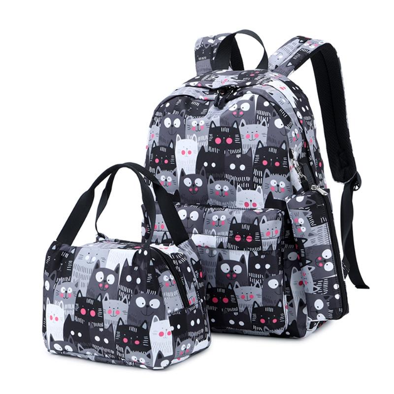 

Waterproof School Backpack Set Lightweight Teen Girls Women Kids Bags College Bookbag Fits 14 Inch Laptop Bag