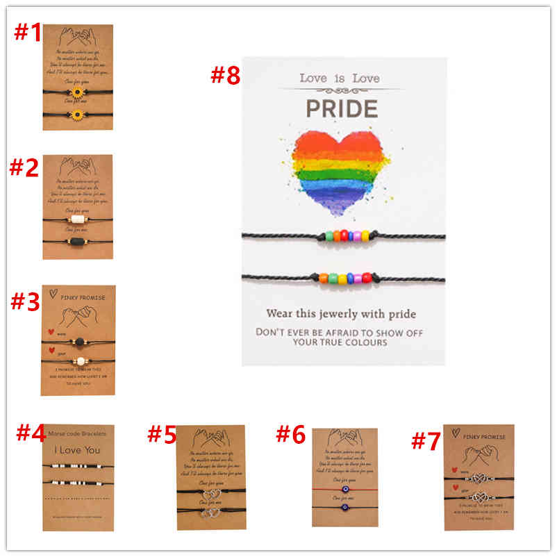 

charm bracelets selling lover's couple sunflower 2 woven adjustable matching paper charming gift set for couples 9s27 odwf, Golden;silver