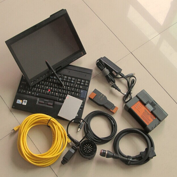 

2022-06 for bmw icom a2 b c auto tool with ssd 720gb laptop x200t touch screen diagnostic programming ready to use