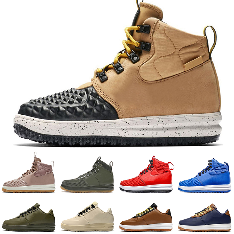 

Authentic 2022 Designer Lunar 1 Duckboot Outdoors Shoes Boots For Mens Women Black And Tan Burgundy Ankle Fur Boot Luxurys Fashion Trainers Sneakers Size 36-47, A16 black grey 40-47