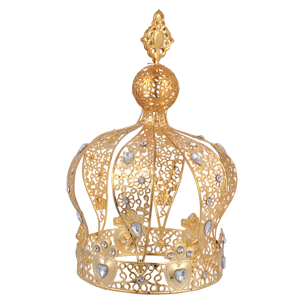 

1pc Princess Gold Crown Cake Topper Cake Decoration Crown Cupcake Topper Birthday Cake Decor Princess Crown Decoration