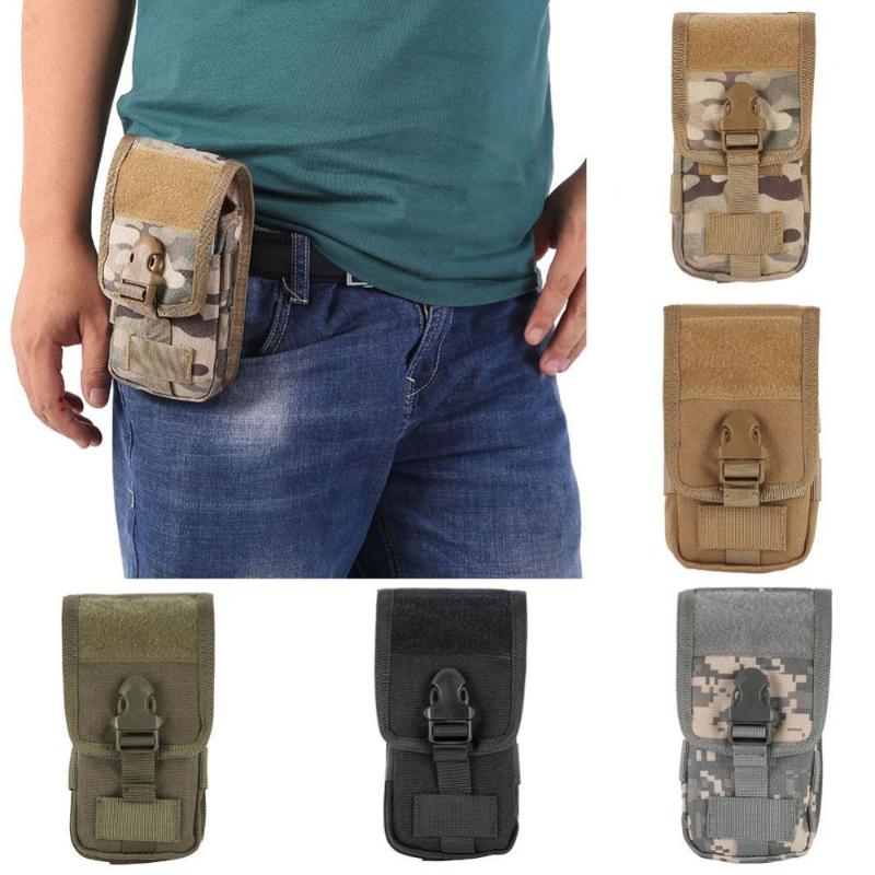 

Outdoor Bags Tactical Hunting Military Waist Bag Multifunctional Portable Camping Phone Case Pouch Belt Pocket Molle, Army green