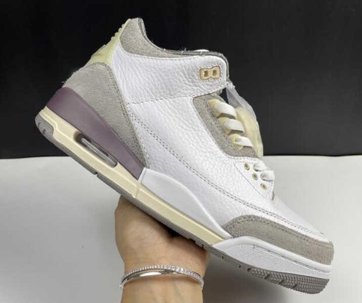 

High Quality A Ma Maniére x 3 Racer Blue Men Basketball Shoes 3s Medium Violet Ore White Black-Cement Grey-Racer womens outdoor Sneakers DH3434-110