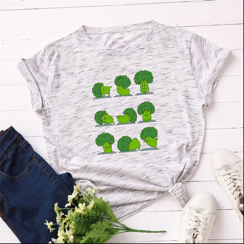 

plus size 100% cotton women t shirt o neck dance vegetable printed casual female tees good quality summer s, White