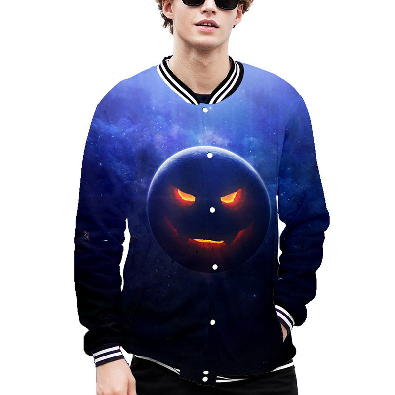 

Halloween Jackets Men Women Shorts Coat Pet spider Pattern Baseball Jacket High Quality Comfortable Fashion Travel Sports Party XXL 2XL, Black;brown